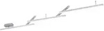 Deckenleuchte MELBY (BHT 242x12x10 cm) - BHT 242x12x10 cm