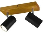 Deckenspot MARLEY 2-flammig (BHT 26x16x9 cm) - schwarz - BHT 26x16x9 cm