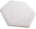 Laufgittermatratze, roba 6-eckig (LBH 97x112x4 cm) - wei&szlig; - LBH 97x112x4 cm
