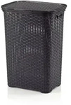 W&auml;schesammler BRASILIA (BHT 43.50x60x33.50 cm) - grau - BHT 43.50x60x33.50 cm