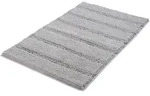 Badteppich MONROVIA (LBH 100x60x2.50 cm) - silber - LBH 100x60x2.50 cm