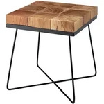 Beistelltisch (LBH 45x45x51 cm) - braun - LBH 45x45x51 cm
