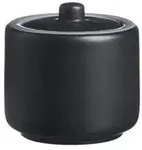 Zuckerdose JASPER (BHT 9x8x9 cm) - schwarz - BHT 9x8x9 cm