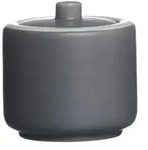 Zuckerdose JASPER (BHT 9x8x9 cm) - grau - BHT 9x8x9 cm