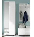 Garderobenschrank SUNSHINE (BHT 60x198x40 cm) - wei&szlig; - BHT 60x198x40 cm
