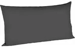 Kissenh&uuml;lle COLOURS Satin (BH 80x40 cm) - grau - BH 80x40 cm