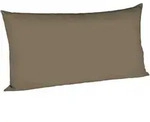 Kissenh&uuml;lle COLOURS Satin (BH 80x40 cm) - braun - BH 80x40 cm