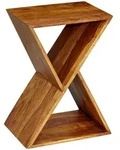 Beistelltisch (LBH 43x30x60 cm) - braun - LBH 43x30x60 cm