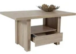 Couchtisch ULLI (LBH 105x67x55 cm) - braun - LBH 105x67x55 cm