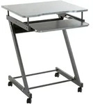 Computertisch (BHT 60x75x49 cm) - grau - BHT 60x75x49 cm