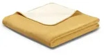 Wohndecke DOUBLEFACE (BL 150x200 cm) - gelb - BL 150x200 cm