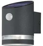 Wandleuchte SALTA (BH 9x13 cm) - grau - BH 9x13 cm