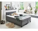 Boxspringbett SALLY (LF 140x200 cm) - Bezug: Stoff - LF 140x200 cm