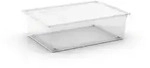 Box CLEAR L (BHT 55x16,50x38,50 cm) - wei&szlig; - BHT 55x16,50x38,50 cm