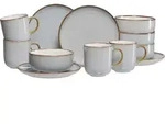 Kaffeeservice PORTOFINO (BHT 34x24x22 cm) - grau - BHT 34x24x22 cm