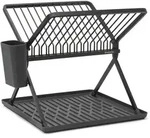 Abtropfgestell (LBH 10.50x33.50x44 cm) - grau - LBH 10.50x33.50x44 cm