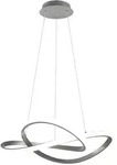 Pendelleuchte COURSE (DH 60x150 cm) - silber - DH 60x150 cm