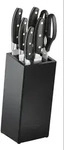 Messerblock R&Ouml;SLE CUISINE (BHT 13x38x17,50 cm) - schwarz - BHT 13x38x17,50 cm