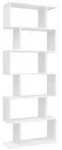 Regal (LBH 70x24x191 cm) - wei&szlig; - LBH 70x24x191 cm