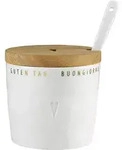 Dose BREAKFAST (DH 9.50x9 cm) - wei&szlig; - DH 9.50x9 cm