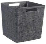 Korb JUTE grau (BHT 28x27x28 cm) - grau - BHT 28x27x28 cm
