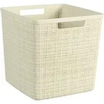 Korb JUTE wei&szlig; (BHT 28x27x28 cm) - wei&szlig; - BHT 28x27x28 cm