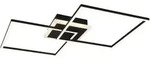 Deckenleuchte LED ARRIBO (BHT 61x8x61 cm) - schwarz - BHT 61x8x61 cm