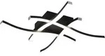 Deckenleuchte ROUTE (BHT 46x7x46 cm) - schwarz - BHT 46x7x46 cm