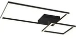 Deckenleuchte PADELLA (BHT 63,50x7,50x37 cm) - schwarz - BHT 63,50x7,50x37 cm