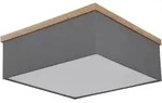 Deckenleuchte OSSI (LBH 40x40x14 cm) - schwarz - LBH 40x40x14 cm