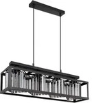 H&auml;ngeleuchte MATHILDE (LBH 68x17x120 cm) - schwarz - LBH 68x17x120 cm