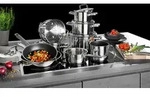 Kochtopf-Set R&Ouml;SLE MOMENTS (BHT 36x37.50x64 cm) - silber - BHT 36x37.50x64 cm