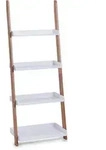 Anstellregal BAMBOO (BHT 55x145x30 cm) - silber - BHT 55x145x30 cm