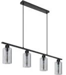 H&auml;ngeleuchte SMOKE (BHT 90x120x10 cm) - schwarz - BHT 90x120x10 cm