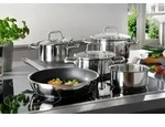 Kochtopf-Set R&Ouml;SLE MOMENTS (BHT 36x24x64 cm) - silber - BHT 36x24x64 cm