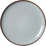 Teller flach PORTOFINO (BHT 28x3x28 cm) - grau - BHT 28x3x28 cm