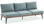 Gartensofa 3-Sitzer SERRA (BHT 218x80x81 cm) - BHT 218x80x81 cm