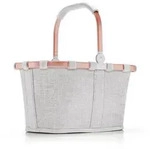 carrybag reisenthel XS - frame TWIST rose (BHT 21x33.50x19.50 cm) - grau - BHT