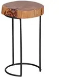 Beistelltisch AKOLA (DH 28x45 cm) - braun - DH 28x45 cm