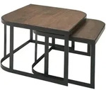 Beistelltisch (LBH 60x60x40 cm) - schwarz - LBH 60x60x40 cm