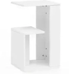 Beistelltisch (LBH 30x35x61 cm) - wei&szlig; - LBH 30x35x61 cm