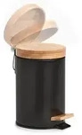 Kosmetikeimer BAMBUS schwarz (DH 17x24 cm) - schwarz - DH 17x24 cm