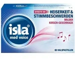 isla med voice Halspastillen bei Heiserkeit & Stimmbeschwerden