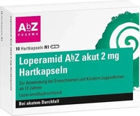 PZN-DE 16754333, AbZ Pharma Loperamid Abz akut 2 mg Hartkapseln 10 stk
