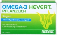 PZN-DE 19383535, Hevert-Arzneimittel Omega-3 Hevert Pflanzlich Weichkapseln 60 stk