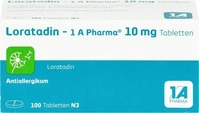 PZN-DE 01879129, Loratadin - 1 A Pharma Tabletten 100 stk