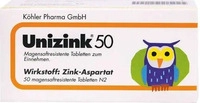 PZN-DE 03441621, K&ouml;hler Pharma Unizink 50 50 stk
