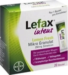 PZN-DE 10537876, Bayer Vital Lefax intens Lemon Fresh Mikro Granulat 250 mg Sim. 20