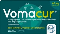 PZN-DE 03879613, Hexal Vomacur 40 mg Z&auml;pfchen 5 stk