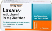 PZN-DE 03797909, Laxans-ratiopharm 10mg Z&auml;pfchen 10 stk